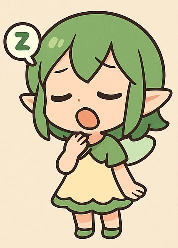 ねむねむリーフちゃん